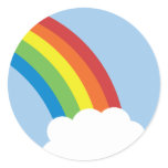 stickers van de Regenboog van de jaren '80 Retro