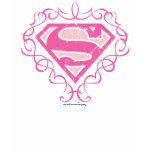 Supergirl Pink Stripes Tees