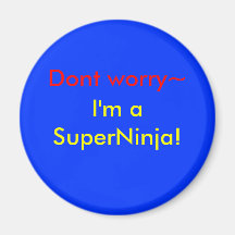 SuperNinja! Koelkast Magneetjes