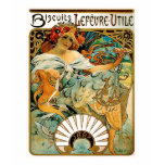 T-Shirt:  Mucha - Biscuits Lefevre Utile