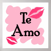 te amo plaat