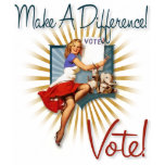 The Kitsch Bitsch : Make A Difference-Vote! T-shirt