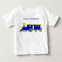 trein en caboose-blauw, Toekomstige Ingenieur