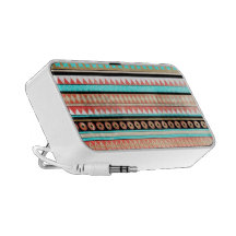 Trendy aztec laptop speaker