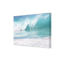 Turkoois Oceaan Verpakt Canvas Stretched Canvas Print