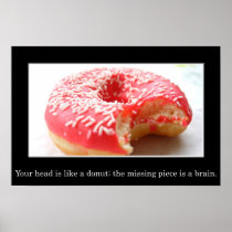 Uw hoofd heeft een gat zoals een doughnut daarin (