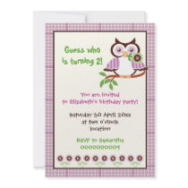 Van de de uil kinder verjaardag van de lente de pa
