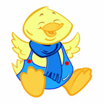Van de het babyeend van de cartoon het beeldhouwwe