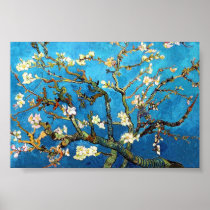 Van Gogh Blossoming de Boom van de Amandel Afdruk