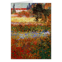 Van Gogh het Fijne Art. Flowering van de Tuin (F43 Wenskaarten