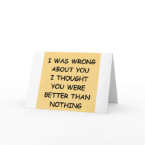 verkeerd over u