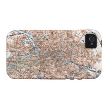 Vintage Kaart van Berlijn Duitsland (1894) Vibe iPhone 4 Cover