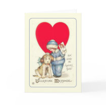 Vintage Valentijnskaart