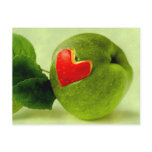Vitamine mit Herz Postkarte