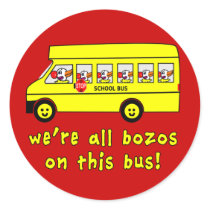 Wij zijn Al Bozos op de T-shirts van Deze Bus