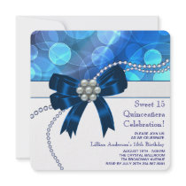Wintertaling Blauwe Zoete 15 Quinceanera