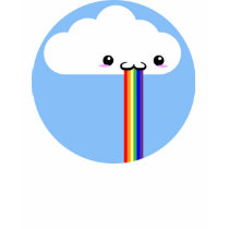 Wolk die het overhemd van het T-shirt van de Regen