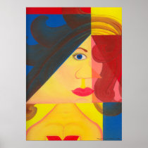"Wonder de Druk van de Affiche van de Vrouw" Posters