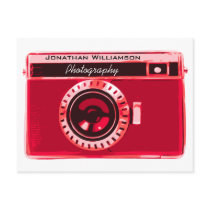 Zaken van de Fotografie van de Camera van het fluw Wens Kaarten