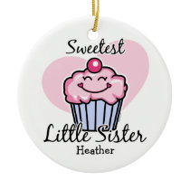 Zoetst Weinig Zuster Gepersonaliseerd Ornament