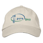 Geborduurde golf petten