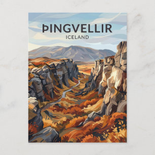 Þingvellir IJsland Briefkaart