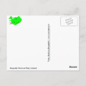 Þingvellir National Park, IJsland - UNESCO Briefkaart (Achterkant)