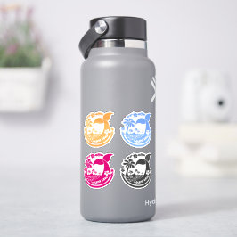 ʻOhana A Pau Hawaiian Family 4-Color Square Sticke Sticker