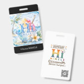 ʻOhana HIMELE Naambadge Shave Ice Badge (Voor- en achterkant)
