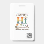 ʻOhana HIMELE Naambadge Shave Ice Badge (Achterkant)