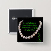 Εanciënniteit, Inc: Classy Classy Pin Vierkante Button 5,1 Cm (Voorkant /achterkant)