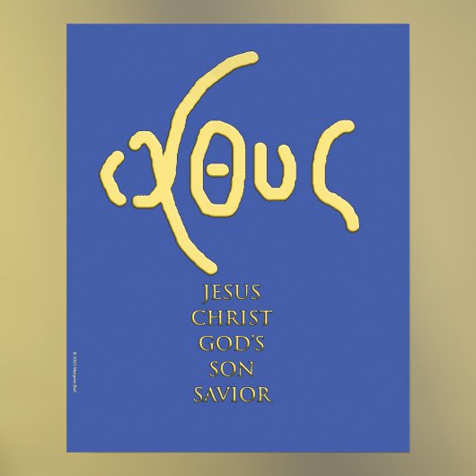 ΙΧΘΥΣ (ICHTHYS)  POSTER