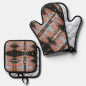 Καλά Χρισ τ ο ύ γ ε ν νAccuSen Pot Holders Ovenwant & Pannenlap Set (Voorkant / Achterkant)