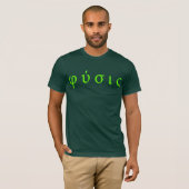 Κύπρος ... physics griek symbol t-shirt (Voorkant volledig)