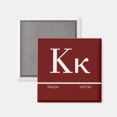 Κ ρ - Cancún Magneet (Voorkant / Achterkant)