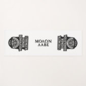 "ΜΟΛΩΝ ΛΑΒΕ" Spartan Warrior Yoga Mat (Voorkant (horizontaal))