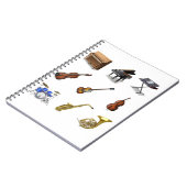 Μουσικά ορ γ α ν notitieboek (Linkerzijde)