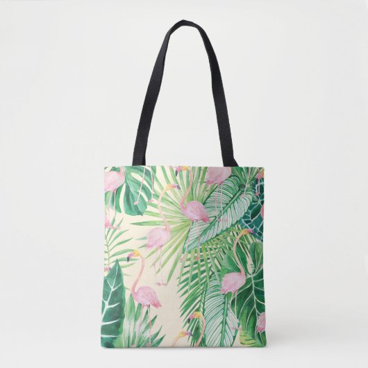 Μ Beauful Flamingos Tote Bag (Voorkant)