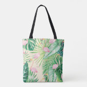 Μ Beauful Flamingos Tote Bag (Achterkant)