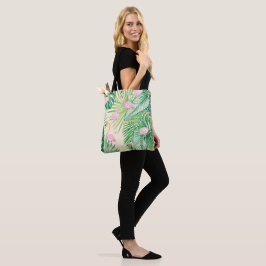 Μ Beauful Flamingos Tote Bag (Op model)
