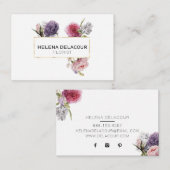 Μ Beauful Floral Visitekaartje (Voorkant / Achterkant)