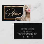 Μ Beauful Hairdresser Visitekaartje (Voorkant / Achterkant)