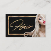 Μ Beauful Hairdresser Visitekaartje (Voorkant)