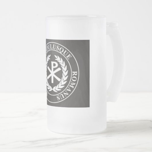 ΧΡ+SPQR Poculum Matglas Bierpul (Voorkant rechts)