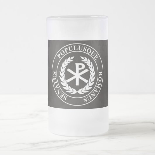 ΧΡ+SPQR Poculum Matglas Bierpul (Center)