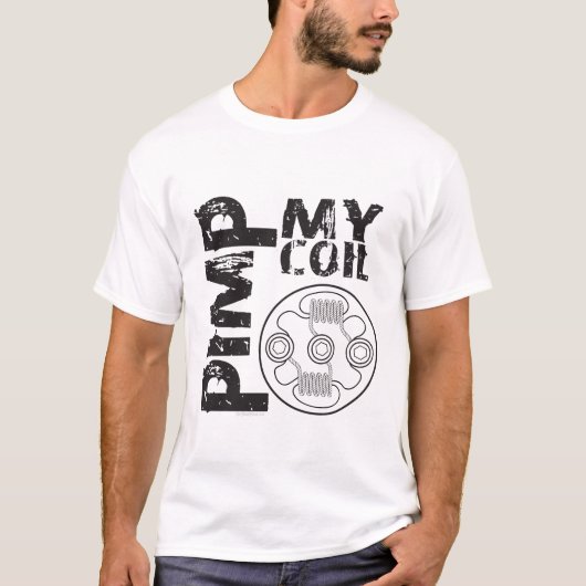 Ω VAPE-Shirt | Pimp My Coil | VapeGoat™ T-shirt (Voorkant)