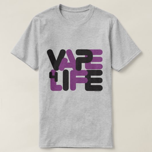Ω VAPE-Shirt | Vape 4 Life | VapeGoat™ T-shirt (Design voorkant)