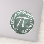 π - Nummer 3,14 schoolbord stijl, grappige wiskund Sticker<br><div class="desc">π - Nummer 3, 14 schoolbord stijl,  grappige wiskunde sticker</div>