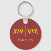 π pi sleutelhanger (Voorkant)