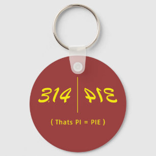 π pi sleutelhanger